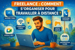 un miniatrure article s'organiser pour travailler à distance