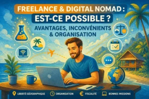 miniature freelance et digital nomad