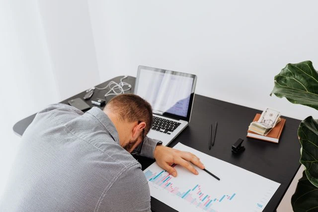 un freelance fatiguée
